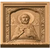 Икона Святителя Николая Чудотворца - резной деревянный образ
