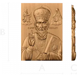 Чудотворец - барельеф Николая