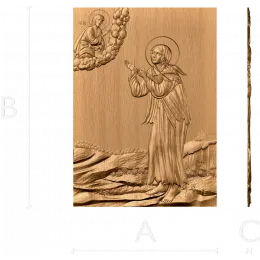 Панно «Святая Варвара Скворчихинская»