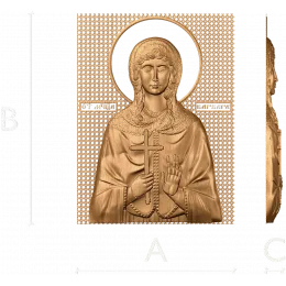 Панно-икона «Святая Варвара»