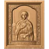 Резная икона Святая Ксения Петербургская - деревянное панно