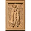 Икона «Святая Мария Египетская» - резной деревянный барельеф