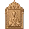 Икона Святой Матроны - резная деревянная панель