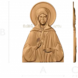 Барельеф «Святая Матрона»