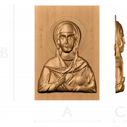 Барельеф «Святая Миропия»