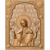 Икона-панно «Святая София» - резной деревянный декор из дуба, бука или ясеня