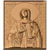 Икона-барельеф «Святая Теодора» - резной деревянный декор
