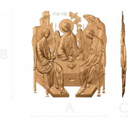 Святая Троица - трёхангельское панно