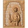 Икона «Святая мученица Любовь» - резной деревянный образ