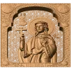 Икона «Святая мученица Любовь» - резной деревянный образ
