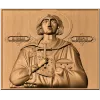 Икона Святой Валерий - резная деревянная панель