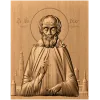 Икона Святого Иосифа Чудотворца - резная деревянная панель
