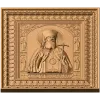 Резная деревянная икона Святой Лука Симферопольский в багете