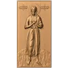 Икона «Святой Преподобный Алексий» - резной деревянный барельеф