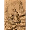 Резное панно «Серафим Саровский» - деревянный декор для интерьера