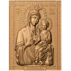 Икона «Скоропослушница» - резная деревянная панель
