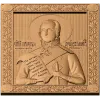 Резная икона Фёдор Ушаков - деревянная панель