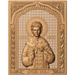 Царевич Алексей - барельефная икона
