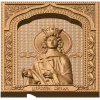 Икона «Царевна Анастасия» - резной деревянный декор