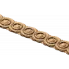 Резной багет с розеточным орнаментом из дерева