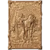 Панно «Вещий Олег» - резной деревянный декор из массива