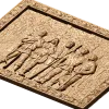 Барельеф «Воины» - резное панно из дерева
