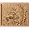 Деревянное панно «Золотая рыбка» - резной декор для интерьера