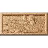 Панно «Лесник» - резной деревянный декор в рамке