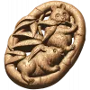Резное панно «Панды в бамбуке» - декоративный деревянный декор