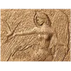 Панно «Ангел и Голубь» - резной деревянный декор из массива