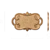 Резной деревянный поднос в стиле рококо из массива дуба, бука или ясеня