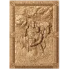 Резное панно «Русь исконная» - глубокий рельеф на дереве