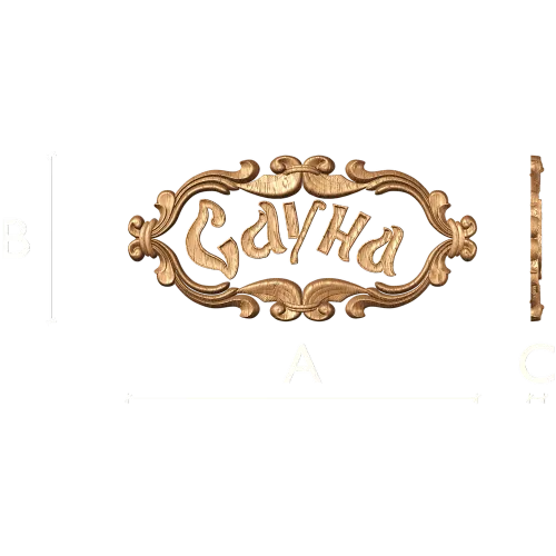Резной картуш «Сауна» - деревянная табличка из дуба, бука или ясеня