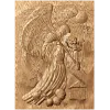 Барельеф «Смерть» - резной деревянный декор из дуба, бука или ясеня