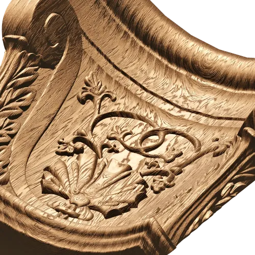 Капитель «Палметта» - резной деревянный декор для колонн