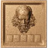 Барельеф из дерева «Алкоголик» - резной декоративный панно на стену