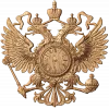 Резной герб-часы из дерева - настенный деревянный декор