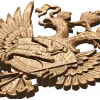 Герб Министерства Спорта - резной деревянный герб из массива