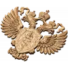 Герб ФСКН - резной деревянный герб из дуба, бука или ясеня