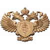 Герб ФСКН - резной деревянный герб из дуба, бука или ясеня