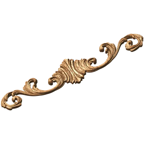 Резной деревянный декор «Акантовая вуаль»