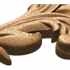 Резной акантовый декор «12494» - деревянная накладка на фасад