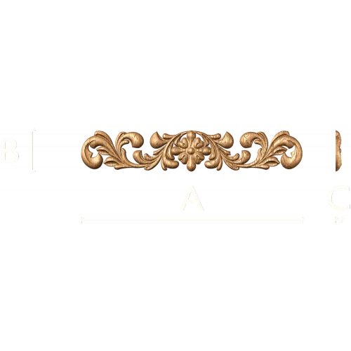 Резной деревянный декор «Акантовая накладка» - 13124 Декор (611)
