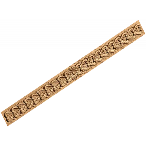 Резная планка-накладка 13130 - вертикальный декоративный багет из дерева