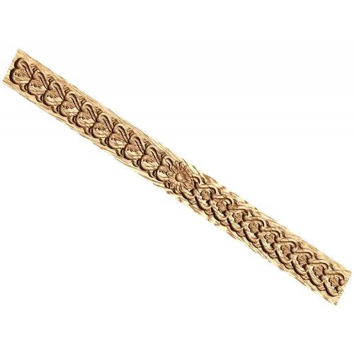 Резная планка-накладка 13130 - вертикальный декоративный багет из дерева