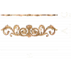 Вертикальная резная накладка «13180 Декор» - резной деревянный декор