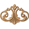 Резной картуш в стиле рококо - декоративный деревянный комплект