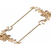 Фасадная накладка «Лепесток» - резной деревянный декор для фасадов и мебели