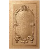 Резной фасад с овальным картушем - декоративная панель из массива