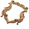 Орнаментальная щит-рамка с листовым акантом
